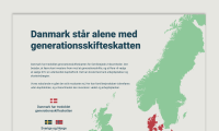 Faktaark 3 – Danmark står alene med generationsskifteskatten