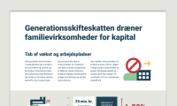 Faktaark 7 – Generationsskifteskatten dræner familievirksomheder for kapital